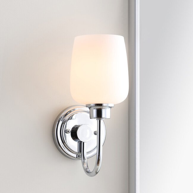 Casen Bathroom Sconce, Chrome - Lighting - 6