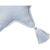 Knitted Twinkle Star Cushion, Soft Blue - Decorative Pillows - 5