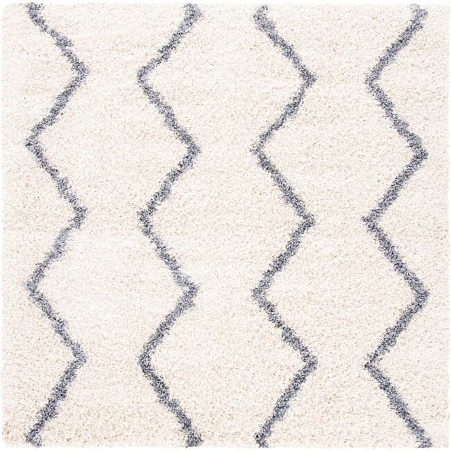 Venus Shag Tristan Rug, White/Grey - Rugs - 5