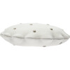 Round Knitted Biscuit Cushion, Ivory - Decorative Pillows - 3