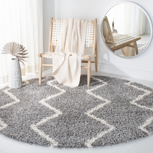 Venus Shag Tristan Rug, Grey - Rugs - 4