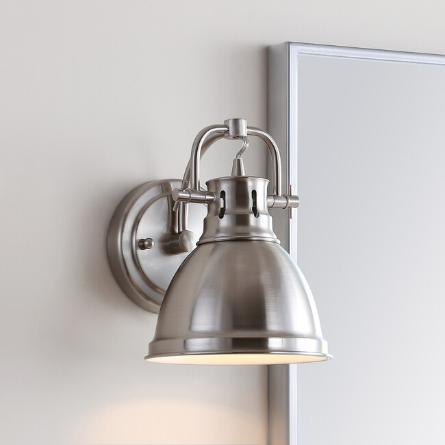 Lawson Bathroom Sconce, Nickel - Lighting - 4
