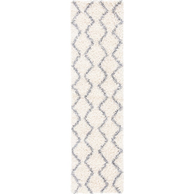 Venus Shag Tristan Rug, White/Grey - Rugs - 6