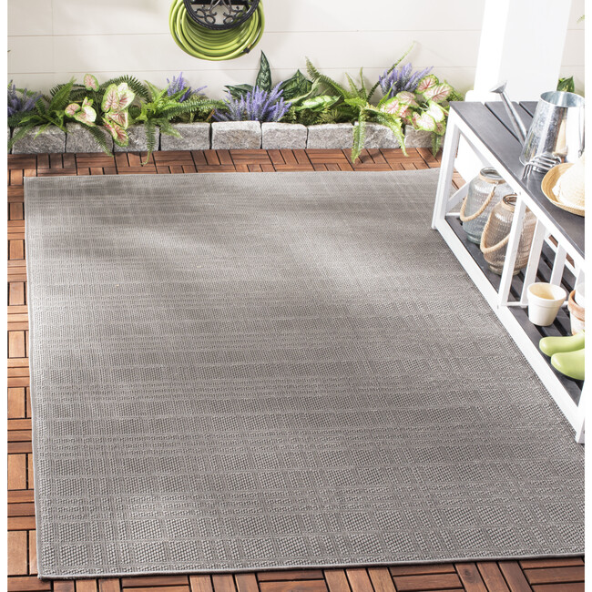 Bermuda Maya Indoor/Outdoor Rug, Dark Grey - Rugs - 7