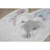 Knitted Twinkle Star Cushion, Soft Blue - Decorative Pillows - 7