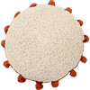 Circle Washable Pillow, Terracotta - Decorative Pillows - 1 - thumbnail