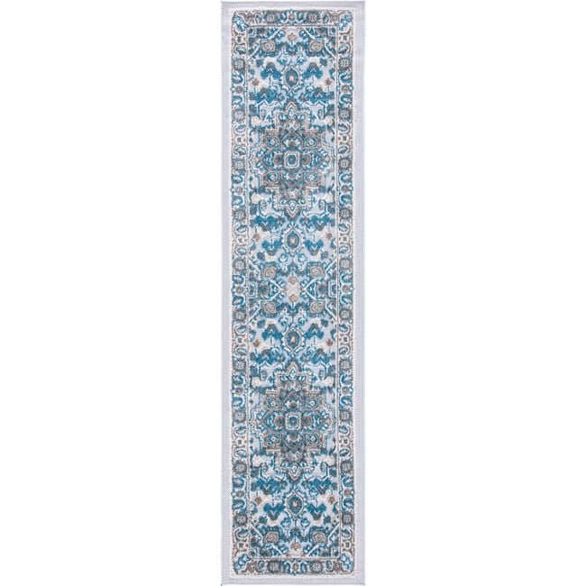 Cabana Claire Indoor/Outdoor Rug, Blue - Rugs - 8