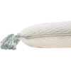 Little Oasis Knitted Cushion, Natural/Indus Blue - Decorative Pillows - 4