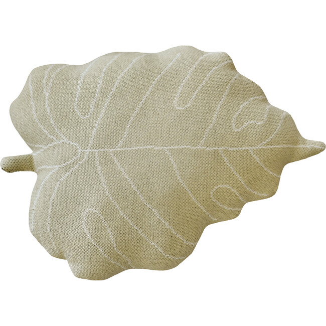 Baby Leaf Cushion, Olive