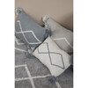 Little Oasis Knitted Cushion, Natural/Indus Blue - Decorative Pillows - 7