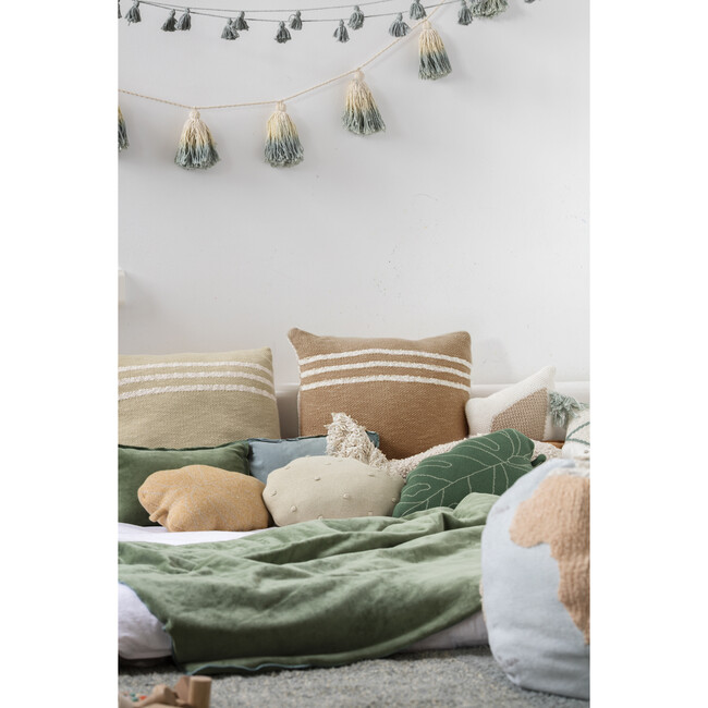 Duetto Cushion, Olive - Decorative Pillows - 6