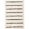 Venus Shag Sebastian Rug, White/Black - Rugs - 1 - thumbnail