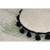 Circle Washable Pillow, Black - Decorative Pillows - 5