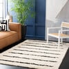 Venus Shag Sebastian Rug, White/Black - Rugs - 2