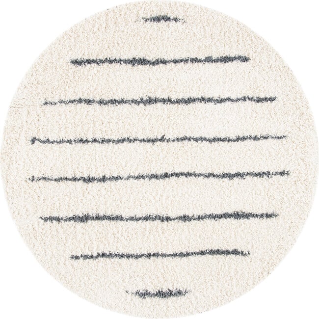 Venus Shag Sebastian Rug, White/Grey - Rugs - 3