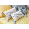 Little Oasis Knitted Cushion, Natural/Indus Blue - Decorative Pillows - 8