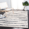 Venus Shag Xavier Rug, White/Grey - Rugs - 2