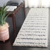 Venus Shag Sebastian Rug, White/Grey - Rugs - 5