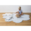Knitted Twinkle Star Cushion, Grey - Decorative Pillows - 7