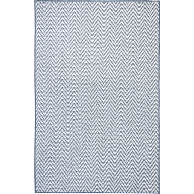 Bermuda Vera Indoor/Outdoor Rug, Blue/Cream - Rugs - 7