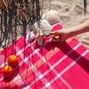 JR. Miramar Beach Towel, Fuschia - Towels - 2