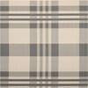 Courtyard Abigail Indoor/Outdoor Rug, Grey/Beige Plaid - Rugs - 1 - thumbnail