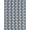 Courtyard Dory Indoor/Outdoor Rug, Navy - Rugs - 1 - thumbnail