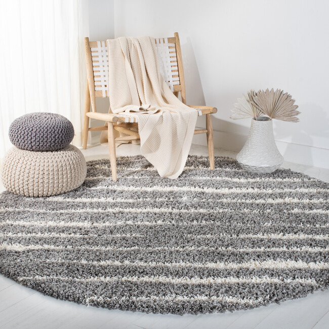 Venus Shag Xavier Rug, Grey - Rugs - 8