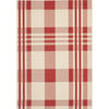 Courtyard Abigail Indoor/Outdoor Rug, Red/Beige Plaid - Rugs - 1 - thumbnail