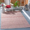 Courtyard Zoey Indoor/Outdoor Rug, Red - Rugs - 2