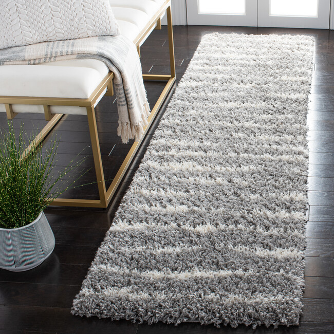 Venus Shag Xavier Rug, Grey - Rugs - 9