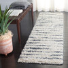 Venus Shag Xavier Rug, White/Grey - Rugs - 8