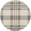 Courtyard Abigail Indoor/Outdoor Rug, Grey/Beige Plaid - Rugs - 4