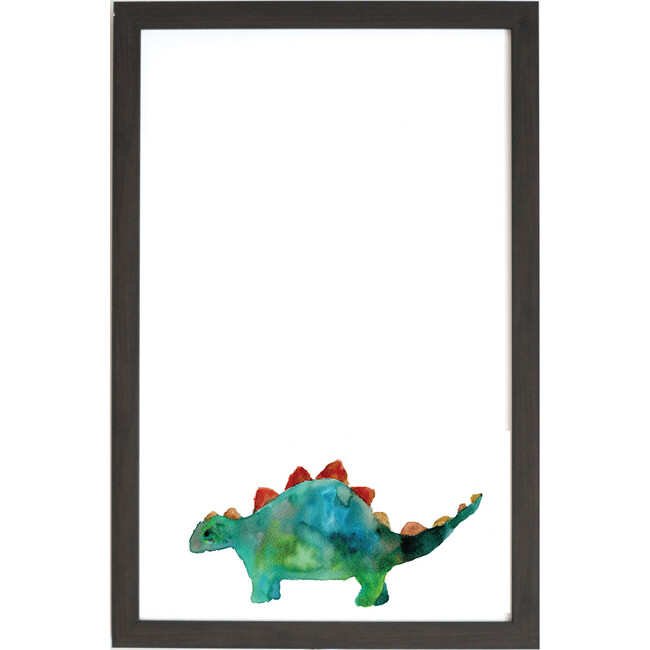 Watercolor Magnet Board Art, Stegosaurus