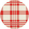 Courtyard Abigail Indoor/Outdoor Rug, Red/Beige Plaid - Rugs - 4