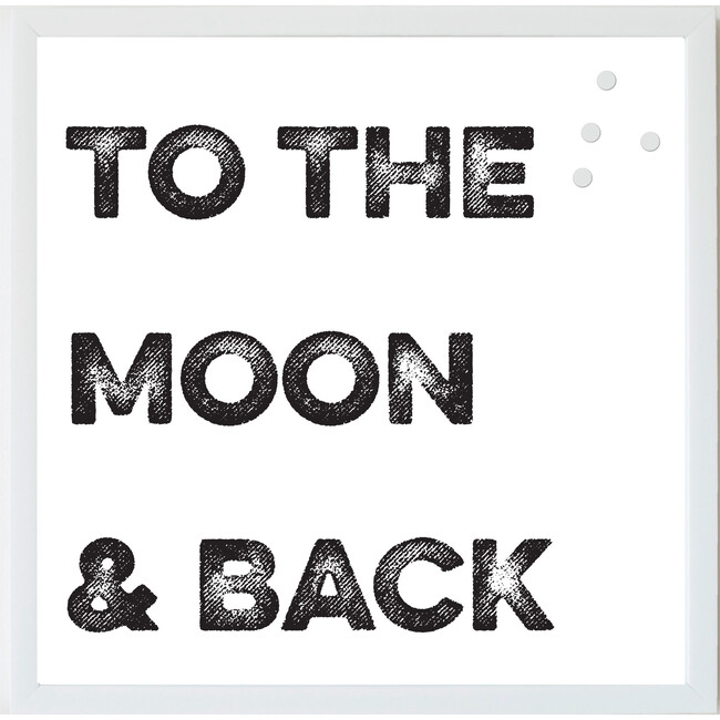To The Moon & Back Magnet Board
