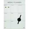 Weekly Planner Dry-Erase Board, Glass - Wall Décor - 1 - thumbnail
