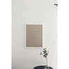 Tan Magnetic Letter Board, White Frame - Wall Décor - 5