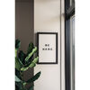 White Magnetic Letter Board, Ebony Frame - Wall Décor - 5
