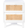 Hedwig 2-Drawer Nightstand, White - Nightstands - 1 - thumbnail