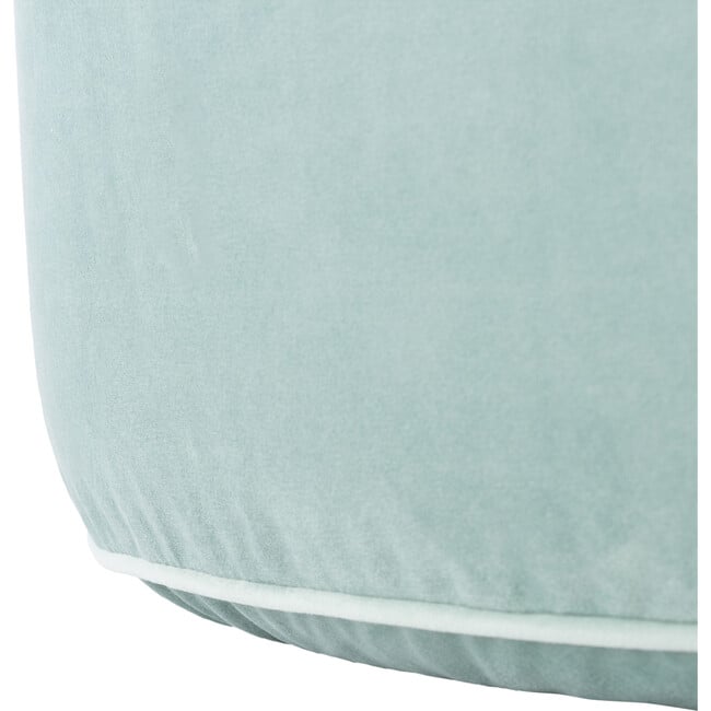 Amais Round Ottoman, Mint Green - Accent Seating - 3