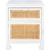 Dave 1-Drawer 1 Door Nightstand, White - Nightstands - 1 - thumbnail