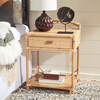 Bea 1-Drawer Nightstand, Natural - Nightstands - 2