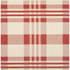 Courtyard Abigail Indoor/Outdoor Rug, Red/Beige Plaid - Rugs - 8