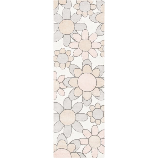 Kids Adriana Rug, Light Pink Floral - Rugs - 5