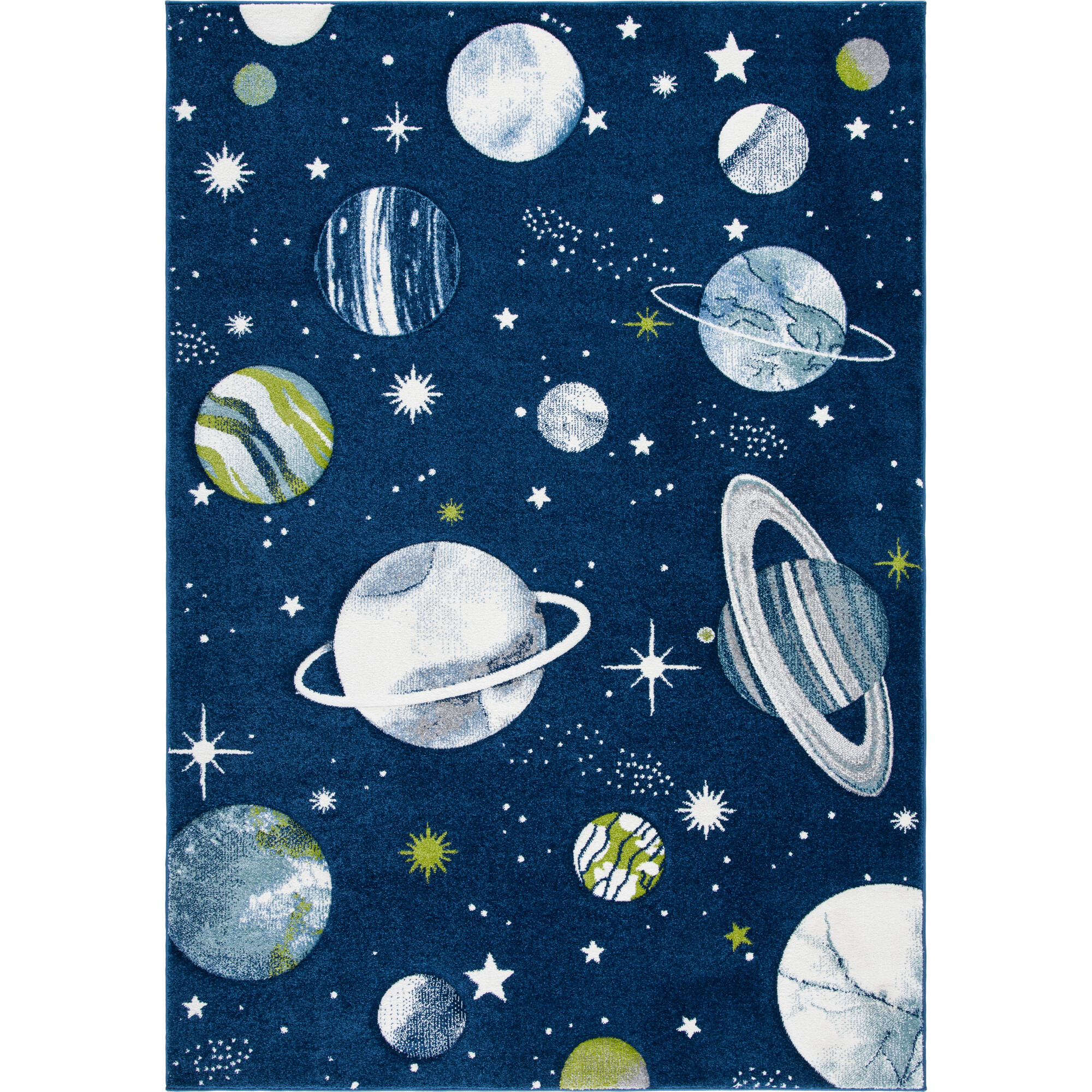 Carousel Kids Sally Rug, Navy Space - Rugs - 1