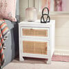 Dave 1-Drawer 1 Door Nightstand, White - Nightstands - 2