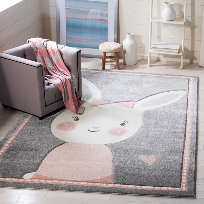 Carousel Kids Hazel Rug, Grey - Rugs - 2