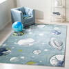 Carousel Kids Sally Rug, Teal Space - Rugs - 2