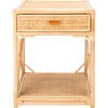 Bali 1-Drawer Nightstand, Natural - Nightstands - 1 - thumbnail